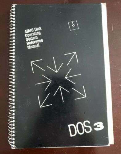 Manual Atari DOS 3 para Atari 400 800 XL XE  - Imagen 1 de 2