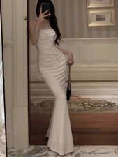 Women Elegant Sexy Bodycon Dress Summer New Strap Evening Party Runway Vestidos