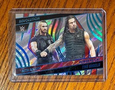 2022 WWE PANINI REVOLUTION TAG TEAMS THE SHIELD REIGNS/ROLLINS LAVA #ED 06/10
