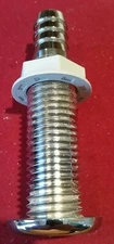 TH MARINE CHROME PLATED PLASTIC 3/4" Barbed Extra Long TH 750XLCP