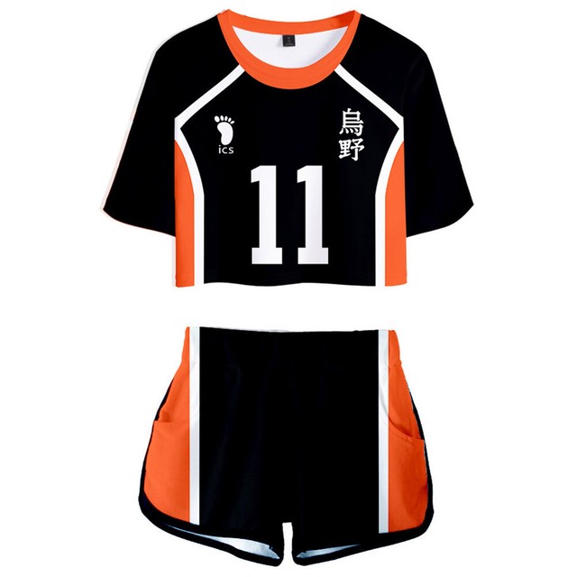 Haikyuu Tsukishima Kei Cosplay Costume Jersey Sports Wear Uniform Two Piece eBay