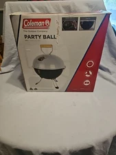 NEW Coleman Party Ball Charcoal Grill , Black/Gray