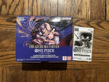 OP-14 Booster Box One piece The Azure  s Sea Seven UNSEALED FROM BANDAI w Pack 
