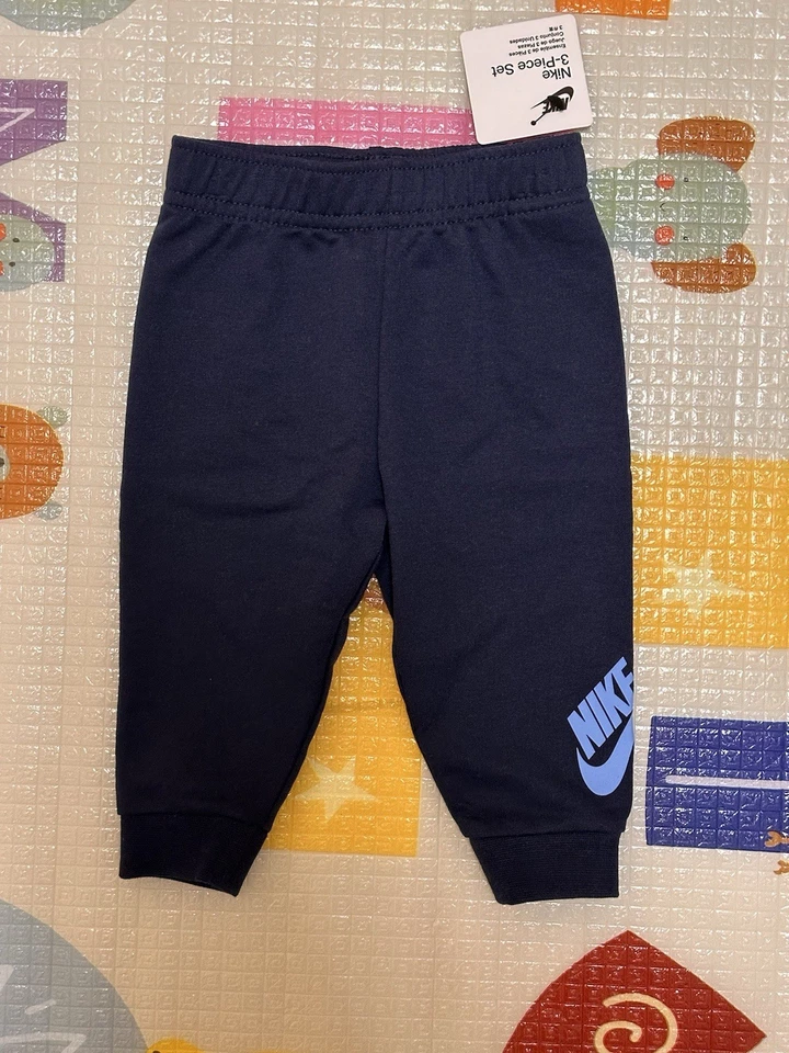 Nike Tuta Neonati Baby Set Blu Azzurro Taglia 6 Mesi 62-68 CM - Immagine 3 di 3