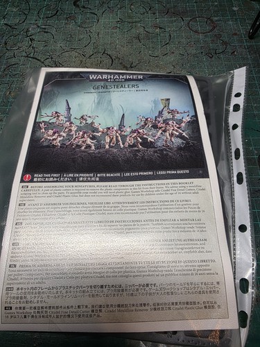 Warhammer 40k 10 Genestealers Tyranids On Sprue