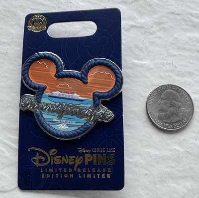 DISNEY CRUISE LINE DCL PIN TRANSPACIFIC MICKEY HEAD EARS NEW ON CARD