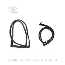 Toyota OEM Genuine Land Cruiser 70 76 77 Back Door Weatherstrip Right & Left Set