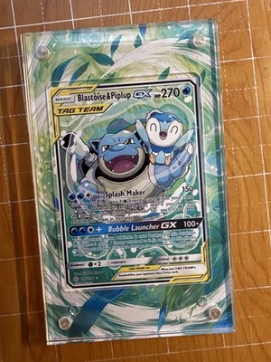 Blastoise & Piplup GX Alt Art 215/236 Magnetic 🧲 Extended Art