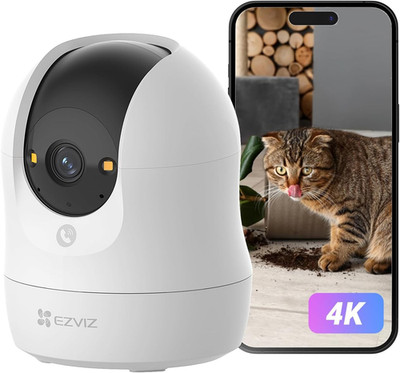 EZVIZ C6N G1 4K 8MP Überwachungskamera Innen, 2,4/5 Ghz WLAN Baby Kamera, 360° S