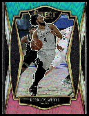 Derrick White 2020-21 Panini Select *TEAL, WHITE & PINK (09/25)* #141