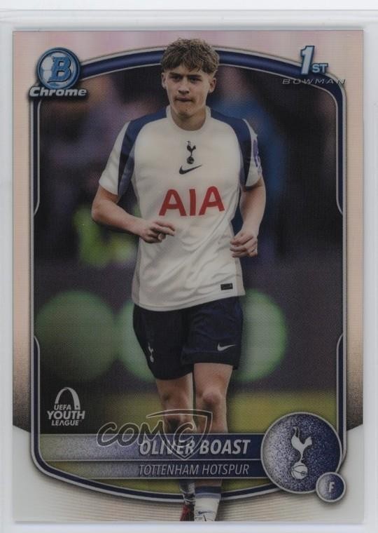 2025 Topps Chrome UEFA Club Competitions Bowman Youth League Oliver ...