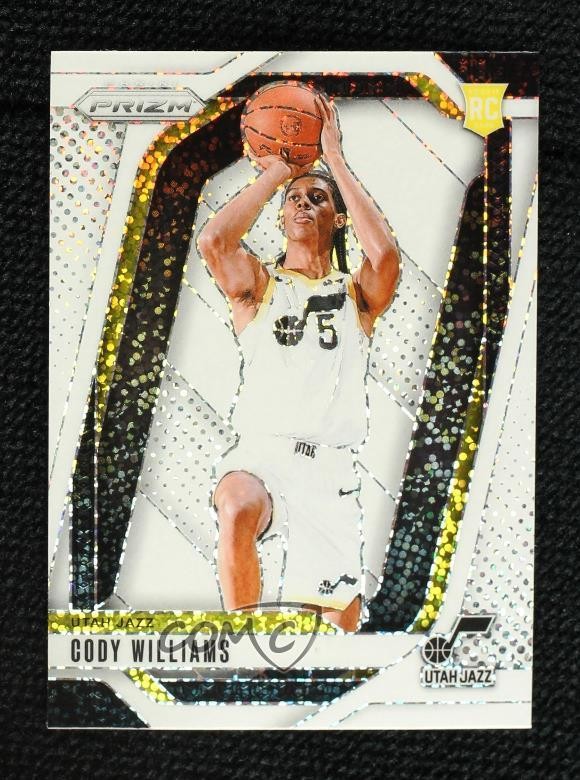 2024-25 Panini Prizm White Sparkle Prizm Cody Williams #232 Rookie RC