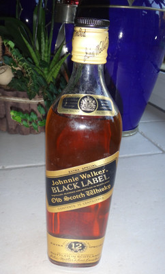 JOHNNIE WALKER 12 YEARS EXTRA SPECIAL BLACK LABEL 75 CL. 40 % sehr selten!