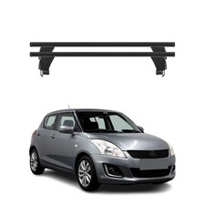 Menabo Dachträger Grundtäger für Suzuki Swift mk2 2013-2017 FL 50kg Alu Schwarz