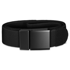 Mens Belt 1.5" Casual Web Golf Ratchet Belts for Men Stretch Nylon Work Belts...
