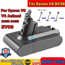 21.6V 6400mAh Battery For Dyson V6 Handheld Vacuum Cleaner SV03 SV04 V6 Battery