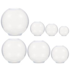 7 Pcs Clear Silicone Ball Molds Ball Making Molds DIY Ball Casting Mold