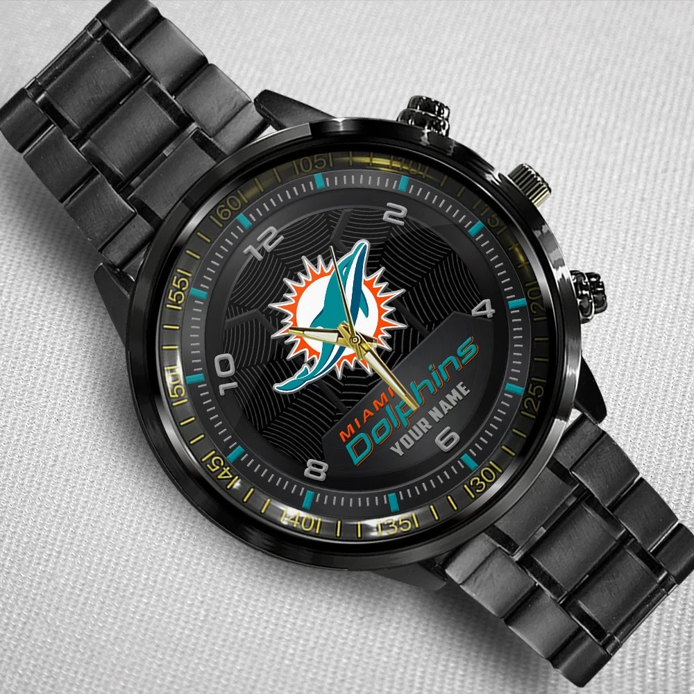 Dolphins Stainless Steel Watch