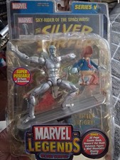 Marvel Legends Silver Surfer Action Figure Sealed 2003 With Comic Book