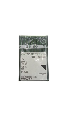 100x Groz-Beckert 134 DPx5 135x5 135x7 SY1955 FFG/SES Nm70/10 Nähmaschinennadeln