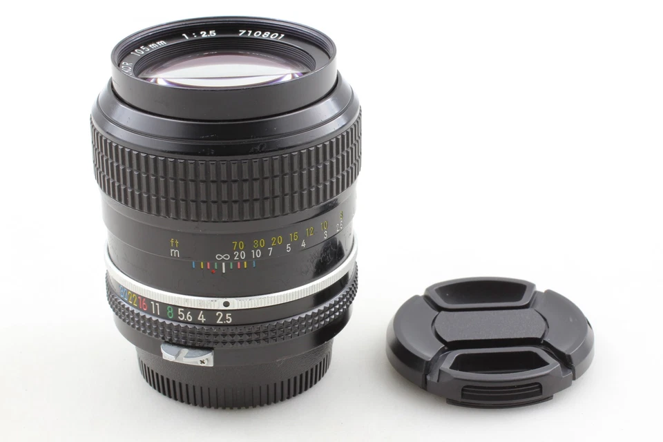 [Near MINT] Nikon New Nikkor 105mm f/2.5 Non Ai MF Telephoto Lens From JAPAN - Image 3 of 4