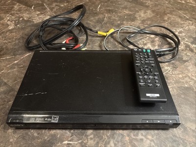 Sony DVP-SR200P DVD/CD/VCD Player - Tested Working With Remote & Cable