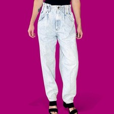 Vintage Lee High Rise Light Acid Wash Straight Leg Relaxed Denim Jeans