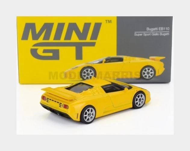 Mini-GT MGT00866-L Bugatti - EB110 Super Sport LHD 1995 - Yellow - 1/64 - Image 2 of 2