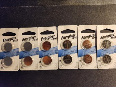 12 Pack Energizer Lithium cr 2016 long lasting 3 volt battery New Seal exp3/2033