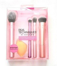 Real Techniques Everyday Essentials Brush Set Prestige Performance 5pcs new