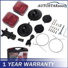Wireless Trailer Tow Lights 47pin Kit W Adjustable Magnetic Base Usb-c New