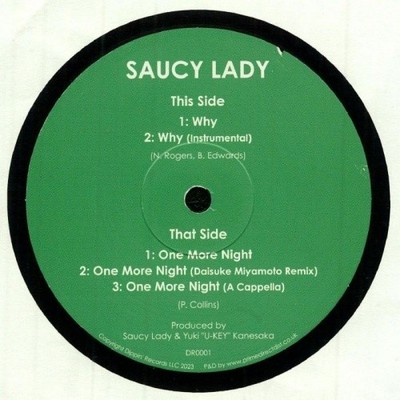 SAUCY LADY Why 12'' NEW VINYL Drippin' 