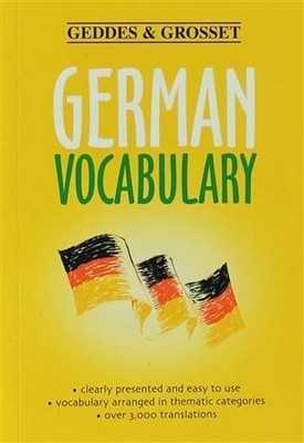 German Vocabulary Paperback / softback Book The Fast Free Shipping