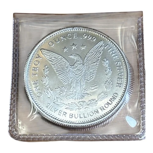 Proof Morgan Dollar Design 1 oz .999 Fine Silver Round One Troy Ounce