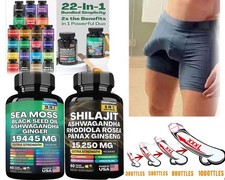 Dynamic Vitality Bundle - Sea Moss Multivitamin  Shilajit Power Combo Set -US-