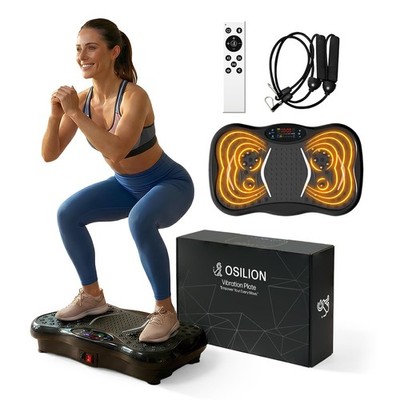 Vibration Plate Exercise Machine - 204 kg Capacity Full Body Vibrating Plate ...