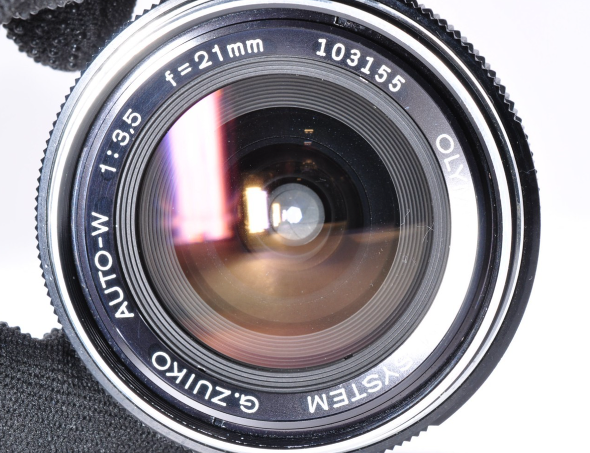 OLYMPUS OM SYSTEM G.ZUIKO AUTO-W 21mm f/3.5 Wide Angle Lens From