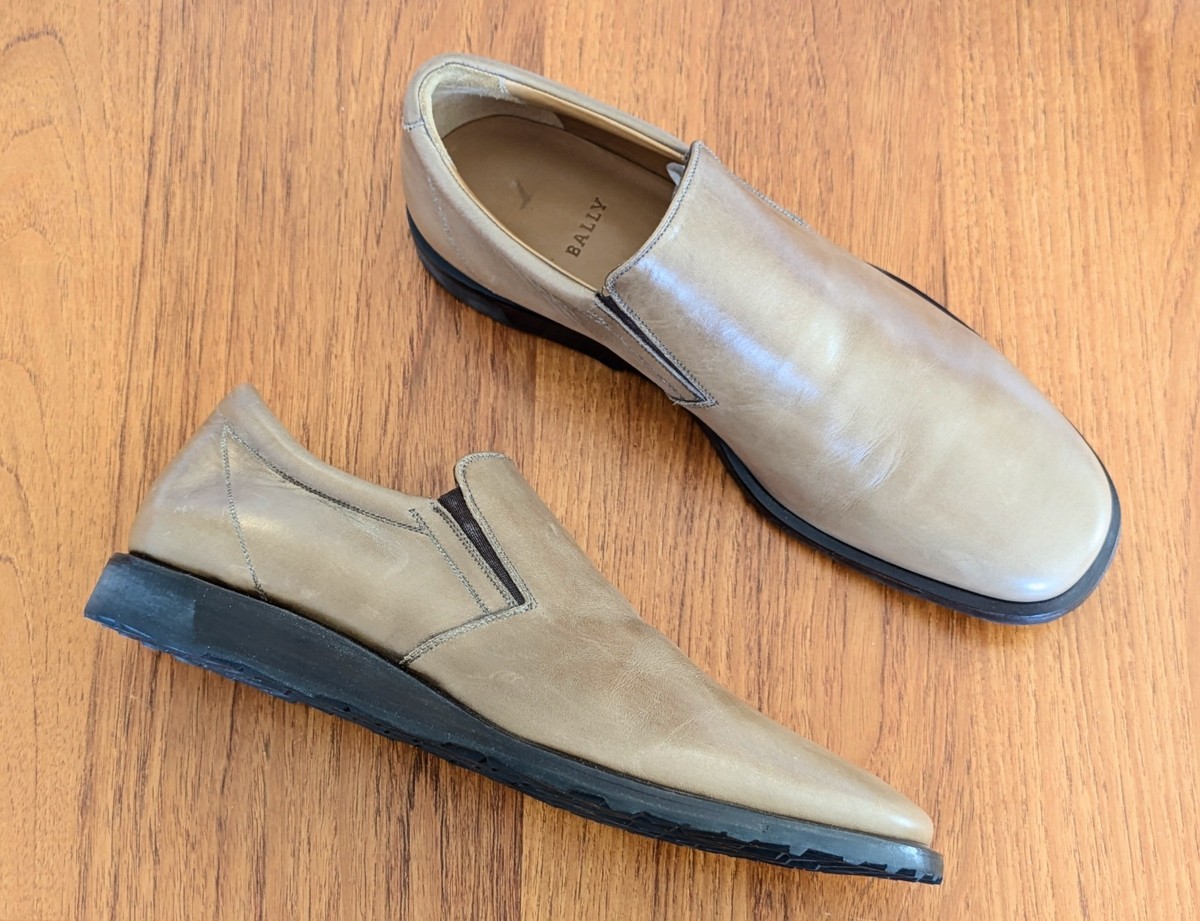 Bally mens 9 slip ones vintage Mens Bally Slip on Shoes - Etsy main image 3
