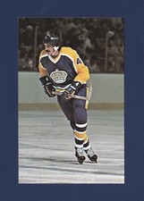 Jerry Korab signed Los Angeles Kings Dexter Press vintage hockey postcard