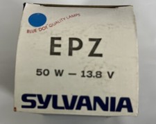 Sylvania EPZ 50W 13.8V Photo Stage Projection Light Bulb Studio Lamp Projector