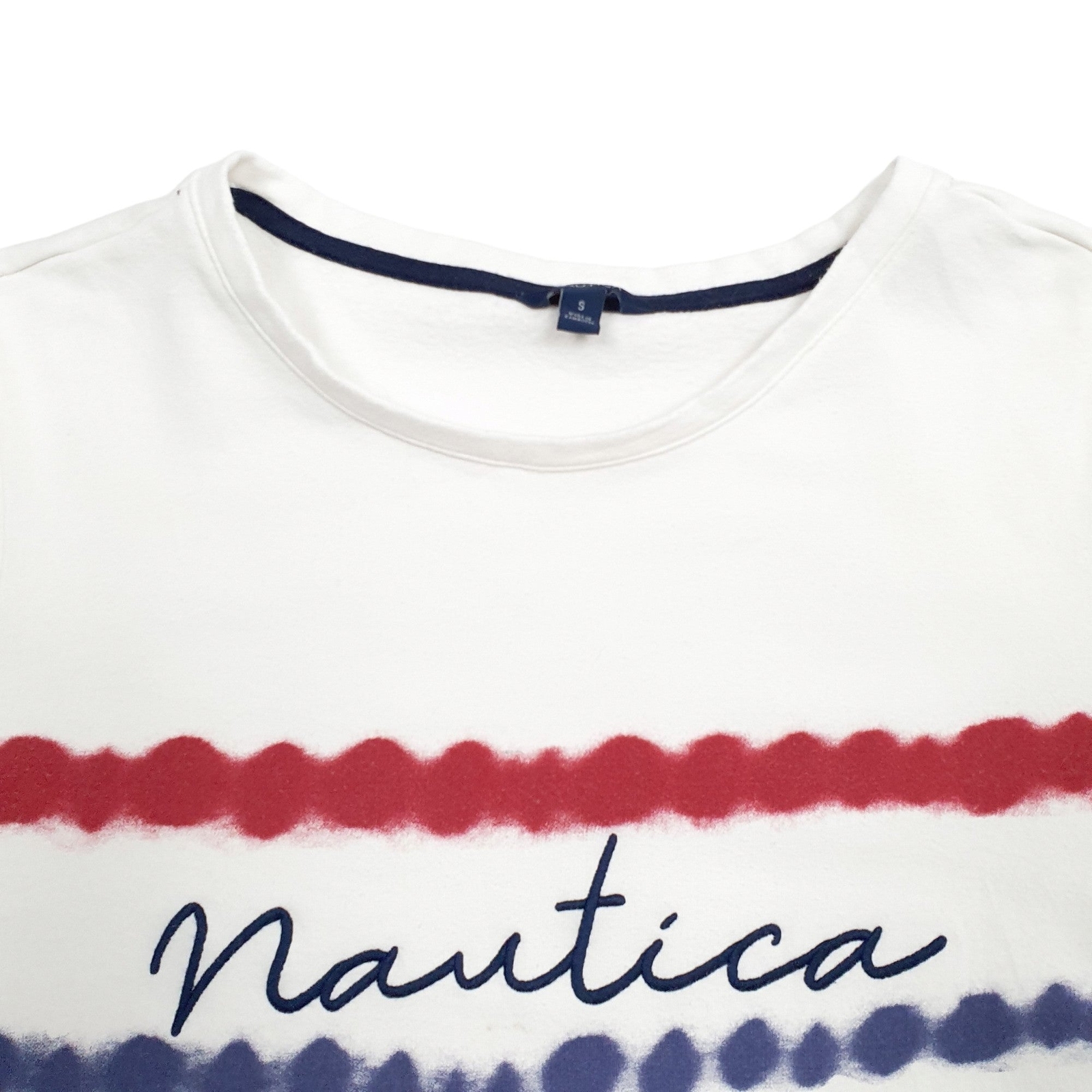 NAUTICA Crewneck Cotton & Polyester Jumper Sweatshirt Womens S image 2