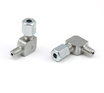 20x Winkeleinschraubverschraubung 90°-M10x1 keg auf Ø4mm-Stahl-Zentralschmierung