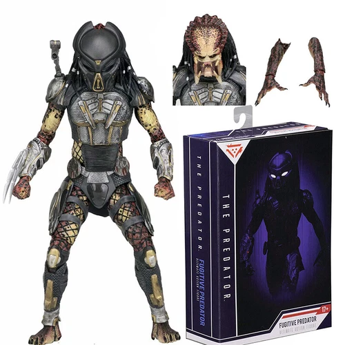 NECA Fugitive Predator 7" Ultimate Action Figure 1:12 AVP Aliens Predators 2018 - Picture 12 of 12