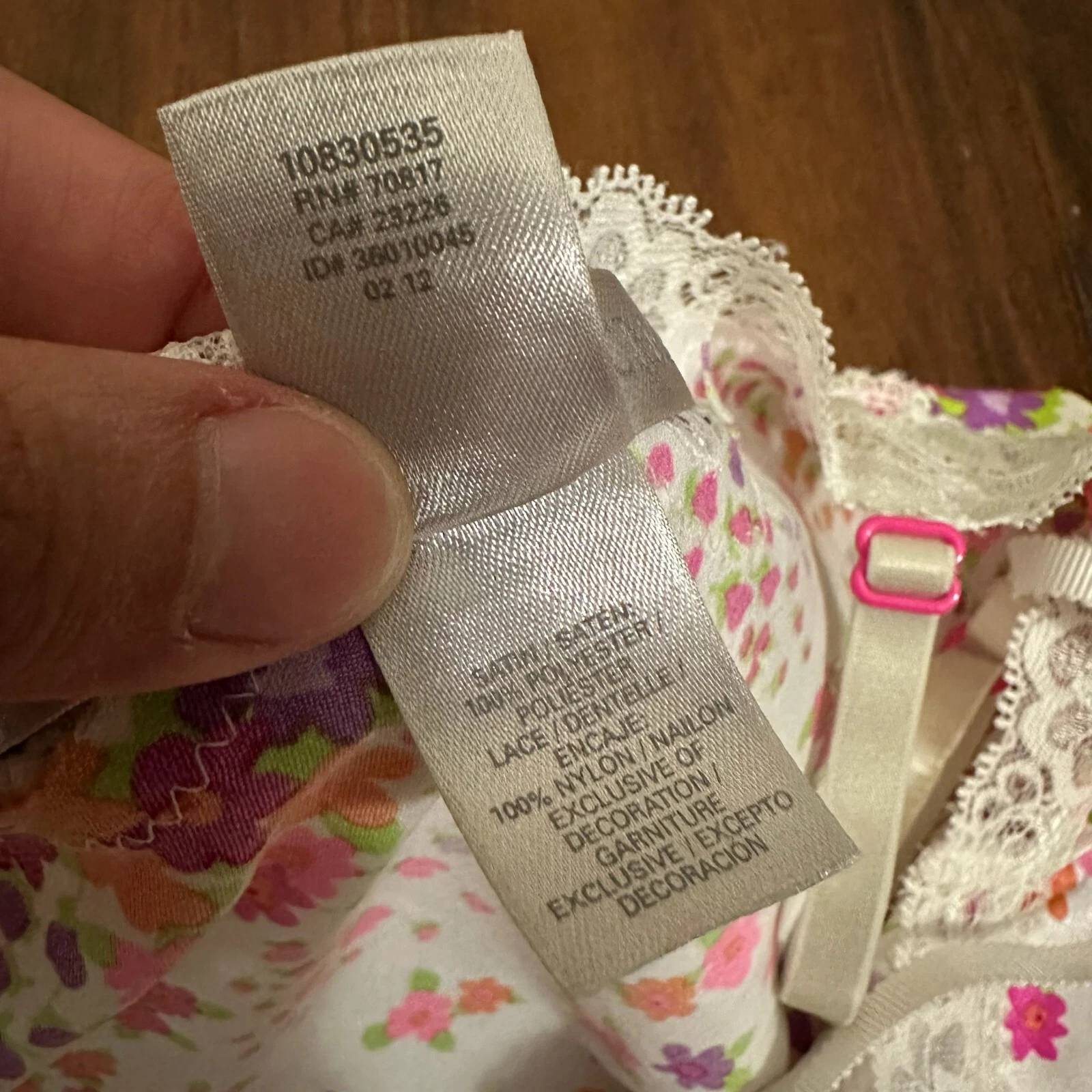 VALENTINO VINTAGE VICTORIA'S SECRET abito slip donna S bianco Ditsy floreale raso babydoll