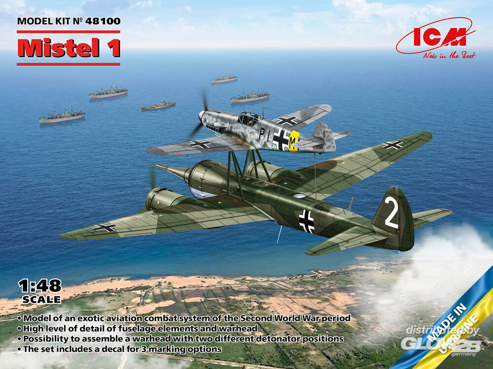 ICM: Mistel 1, WWII German Composite Aircraft in 1:48 [3318100]