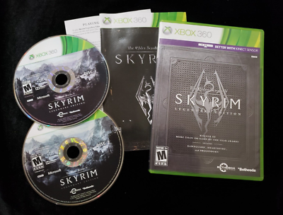 Steelbook The Elder Scrolls V Skyrim XBOX 360 - Jeux vidéo