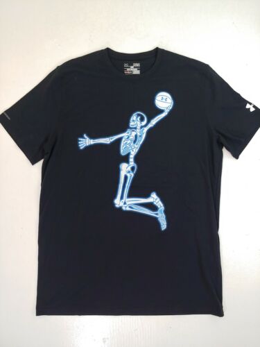 Under Armour T-shirt Heatgear lâche coupe squelette moyennement chargé basket-ball - Photo 1 sur 10