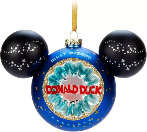 Donald Duck Festive Hanging Christmas Christmas Ornament - Disney Store - Picture 3 of 3