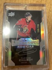 2016-17 Upper Deck Black Lustrous Thomas Chabot Rookie Auto #’d 035/299