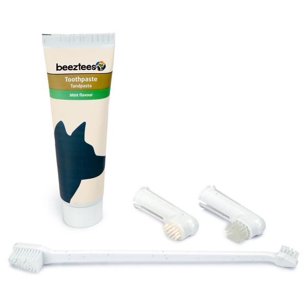 Beeztees ZahnbüRste & Zahnpasta Set FüR Hunde - Maulhygiene & Zahnpflege-image